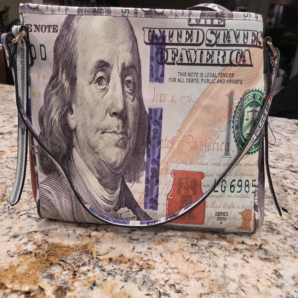 100 Dollar Bill Currency Print Tote Bag